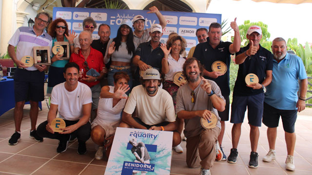 El humorista Jordi Ríos gana la cuarta prueba del Andalucía Equality Golf Cup