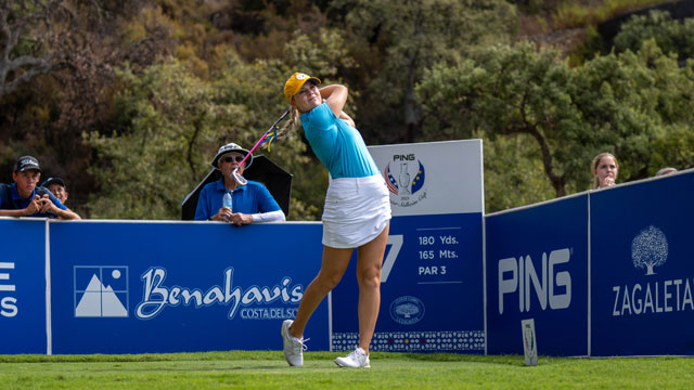 Una Europa contundente pone contra las cuerdas a Estados Unidos en la Junior Solheim Cup