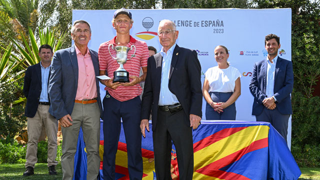 El amateur Martin Couvra, ganador del Challenge de España