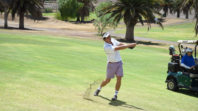 Antonio Badiola, Guillermo González y Esther Santana ganan en Salobre Golf