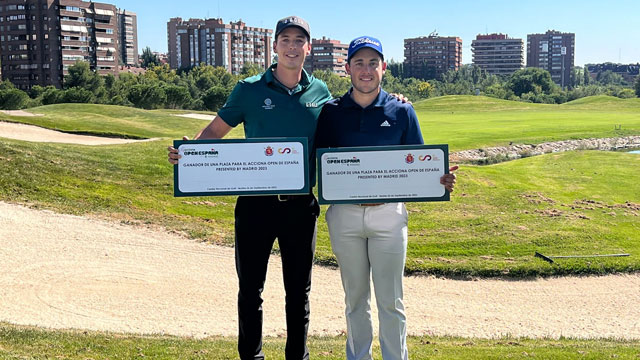 Víctor García Broto e Ignacio Gómez Osuna consiguen plaza para el ACCIONA Open de España