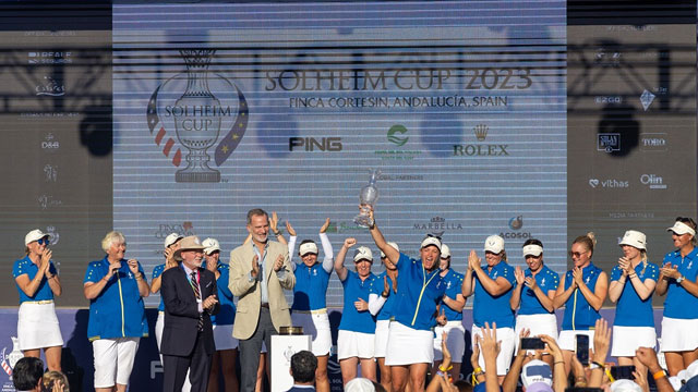 Carlota Ciganda hace historia en la Solheim Cup