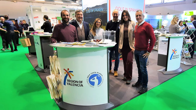 La ACGCBCV en Suiza en la feria GolfMesse