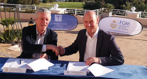 Acuerdo destacado entre la Fed. de Golf de Madrid y La Manga Club Resort