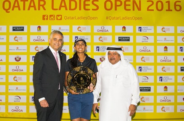 Aditi Ashok victoria Qatar