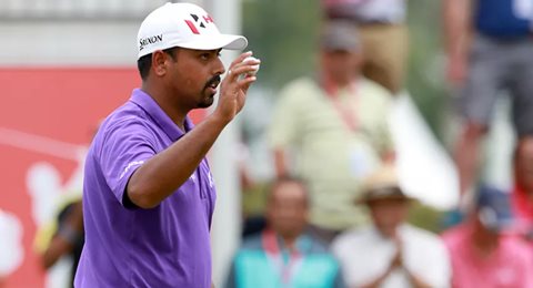 Lahiri se consagra con nueve birdies y los españoles apuntan a lo alto