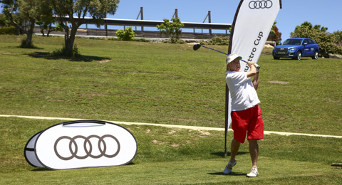Sol, lluvia y muchos jugadores en las paradas de la Audi quattro Cup