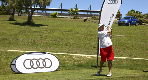 Sol, lluvia y muchos jugadores en las paradas de la Audi quattro Cup