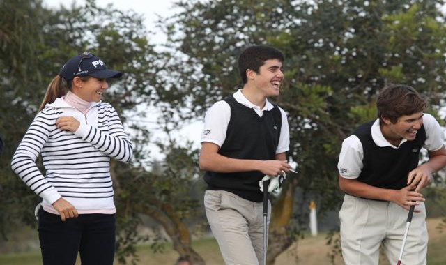 Azahara Muñoz, acompañante de lujo para los finalistas del Lacoste