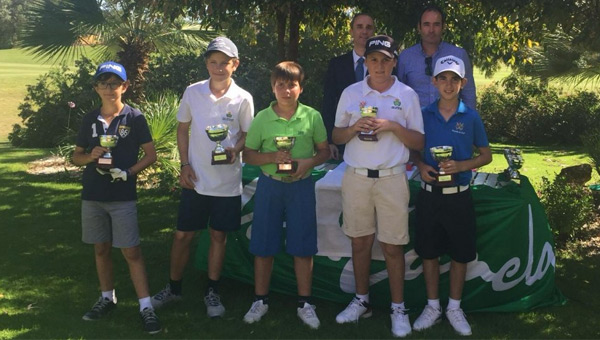 Benjamin van Braak y Francisco Javier Gómez ganadores Gran Premio Alevín y Benjamín Isla Canela RFGA 2019