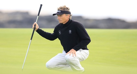 Bernhard Langer sigue demostrando que el espectáculo es su mejor opción de juego