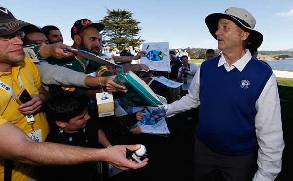 Bill Murray en Pebble Beach en 2016