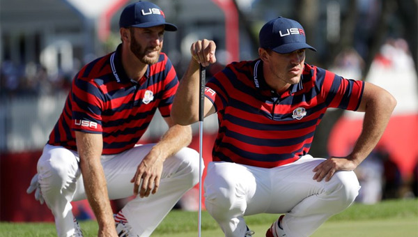 Brooks Koepka y Dustin Johnson pelea Ryder Cup