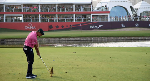 Quirós se crece, Sergio se atasca y DeChambeau lidera