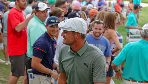 Bryson DeChambeau liderato tercera ronda northern trust 2018