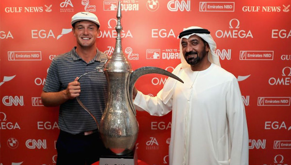 Bryson DeChambeau victoria Omega Dubai Desert Classic 2019