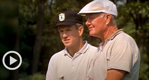 Golf vintage: duelo entre Byron Nelson y Gene Littler