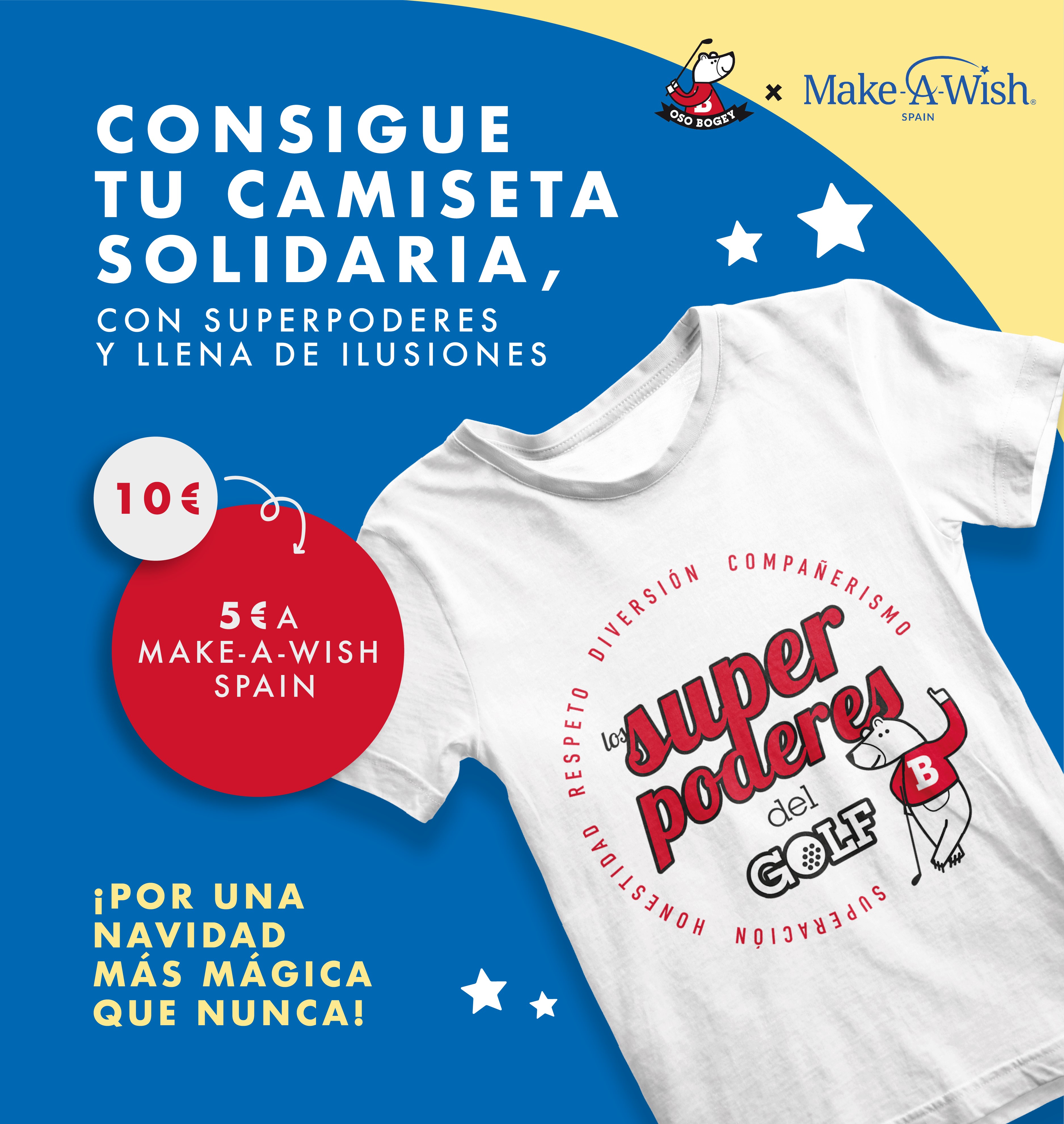 Camisetas solidarias Oso Bogey