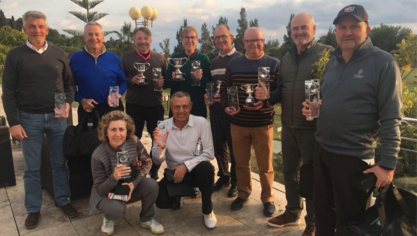 José Duarte y Macarena Benítez, Campeones de Andalucía de Dobles Senior en Baviera Golf