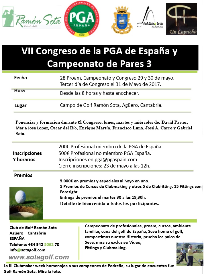 Cartel cto pga españa 2017