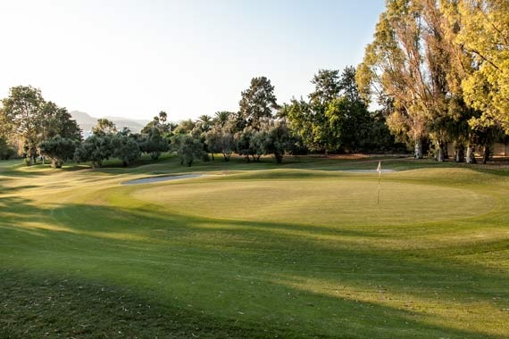 Campo de golf greenkeeper