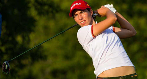 Carlota Ciganda consigue aguantar las embestidas del Evian Resort