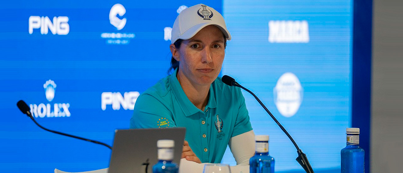 Carlota Ciganda sla de prensa previa Solheim Cup 2023