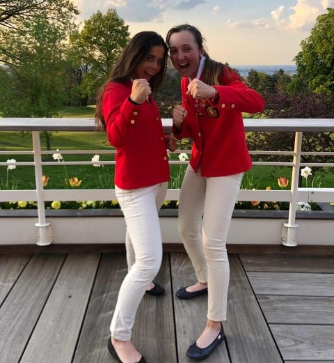 Carlota Palacios y Marina Escobar Internacional Francia 2019