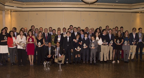 Cena de Campeones, evento homenaje al golf aragonés