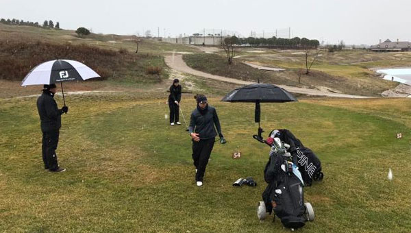 Concentración golf femenina grupos de trabajo