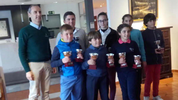 Circuitos Juvenil y Benjamín de Andalucía ganadores Parador Málaga