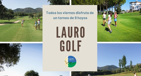 Luz verde y motores en marcha: inicio del Circuito 9 hoyos Lauro Golf 2020