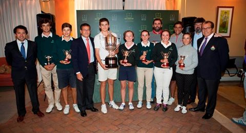 Pablo Alonso y Marina Escobar, triunfo de categoría en la Copa Maestranza