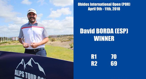 David Borda consigue una gran victoria en el Obidos International Open