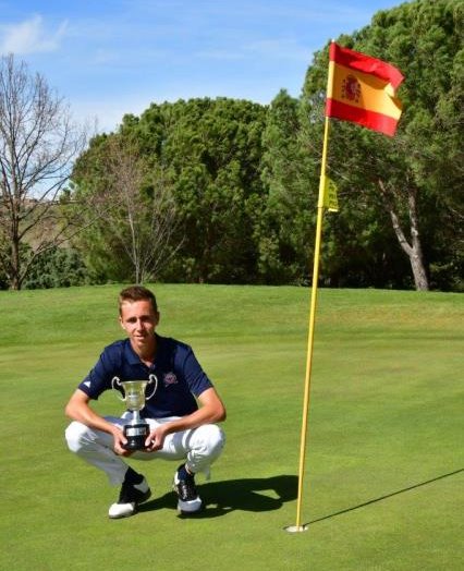 David Puig victoria Campeonato España SUb 18 Norba Golf 2018