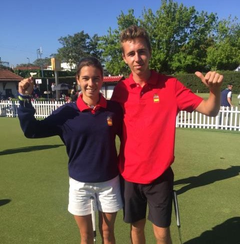 David Puig y Blanca Fernández JJOO Juventud Argentina