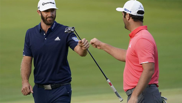 Dustin Johnson y Jon Rahm TOUR Championship