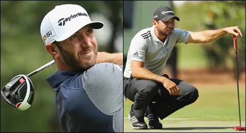 Jason Day y Dustin Johnson, dos figuras en las que seguirá confiando Taylormade