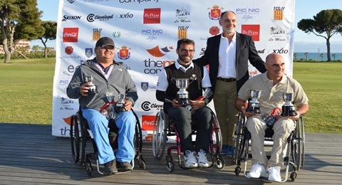 Golf tulipán para adjudicarse el EDGA-Terramar Open for Wheelchair Golfers