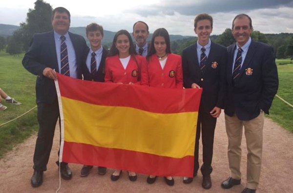 Equipo español sub 16 en oslo