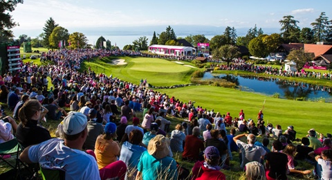 Empieza el Evian Championship pasado por agua