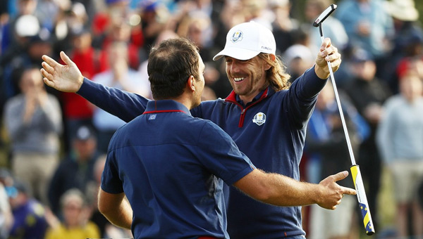 Vuelta foursomes tarde día 1 2018 Ryder Cup