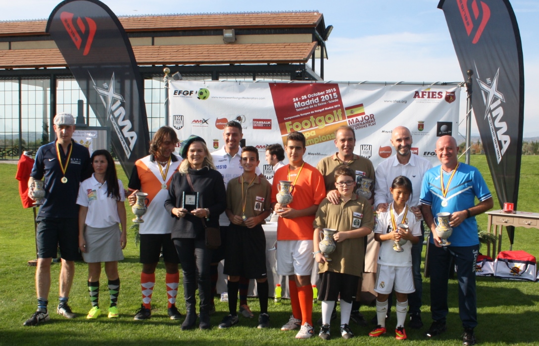 Talavera se unió a la fiesta del futgolf europeo