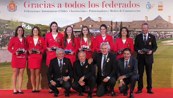 Premios Gala GOlf RFEG 2018 jugadores