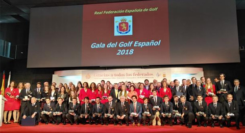 Homenajes, triunfos y recordatorios en la Gala de la RFEG