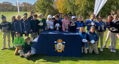 La Federación de Madrid repartió sus merecidos premios a los jugadores benjamines