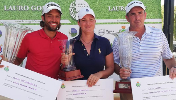 Ganadores Lauro Golf circuito Profesionales Andalucía 2018