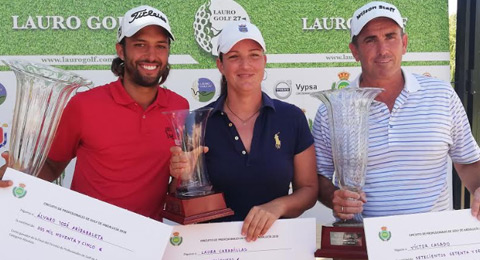 Arizabaleta, Cabanillas y Casado, tres campeones coronados en Lauro Golf