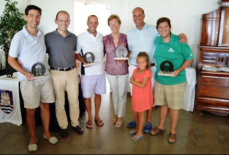 Golfistas y premios en el Challenge Sant Joan Baptista