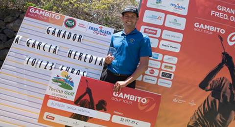 Alfredo García Heredia logra su primer triunfo en el Circuito  Nacional